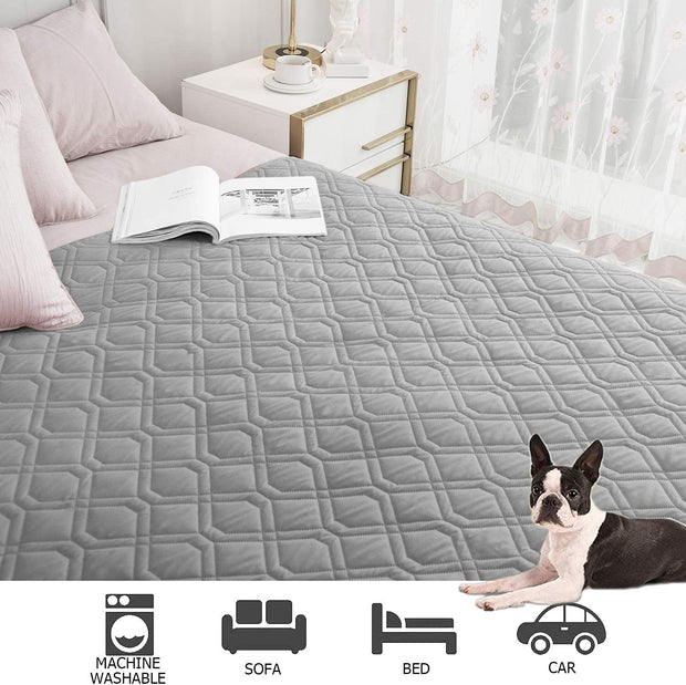 Waterproof Dog Bed Cover, Blanket for Furniture Bed Couch Sofa Reversible